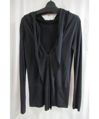 Y's yohji yamamoto フード付カットソーカーディガン YJ-T06-260