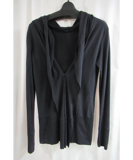Y's yohji yamamoto フード付カットソーカーディガン YJ-T06-260