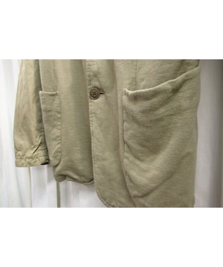 12ss yohji yamamoto pour homme カーキ 切替えデザイン コットンジャケット（HB-J02-803）