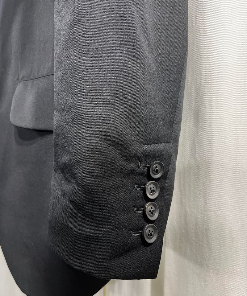 2021AW yohji yamamoto pour homme 右脇ファスナー開きジャケット 2021AW yohji yamamoto pour homme 右脇ファスナー開きジャケット
