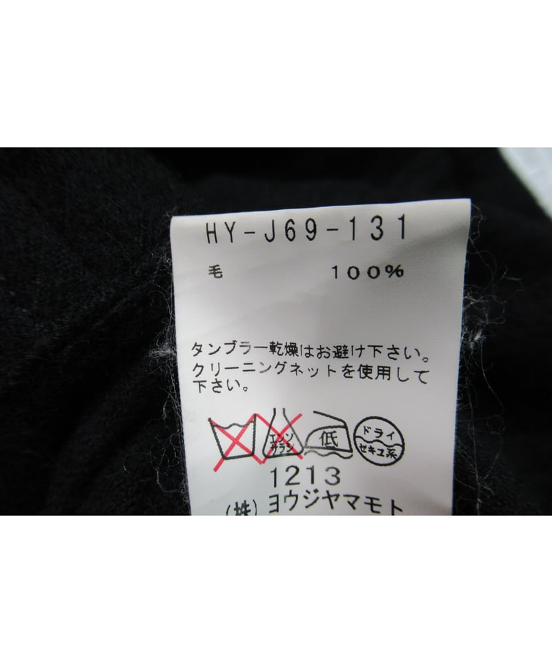 Yohji Yamamoto pour homme 15aw ジャケット yohji yamamoto - pour homme | 右脇FあきメッセージJ