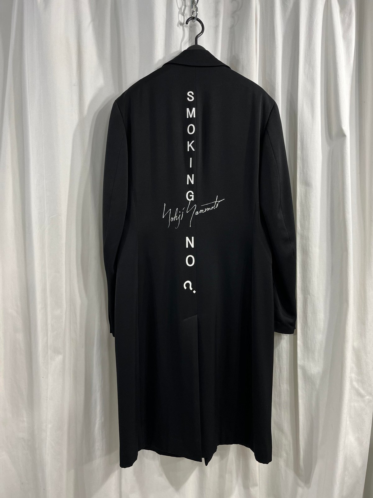 ヨージヤマモト　ロングジャケット 2020AW yohji yamamoto pour homme バックプリント ロングジャケ
