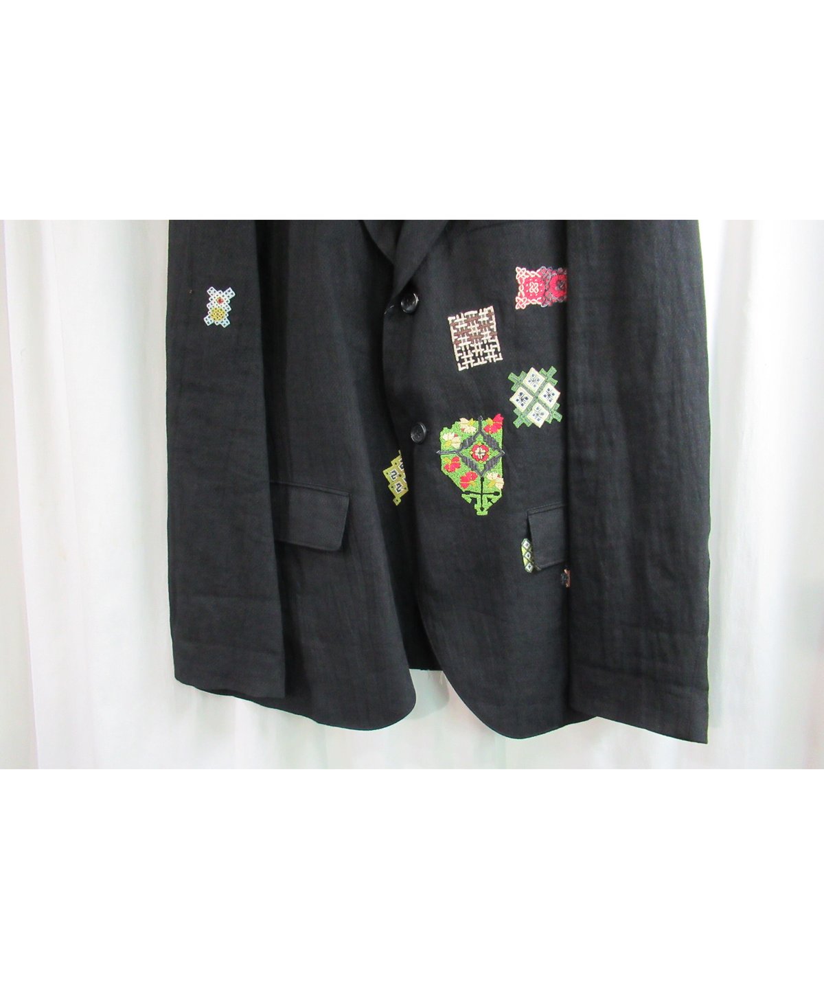 美品 11ss yohji yamamoto pour homme 刺繍ワッペン付き 美品 11ss yohji yamamoto pour homme 刺繍ワッペン付き