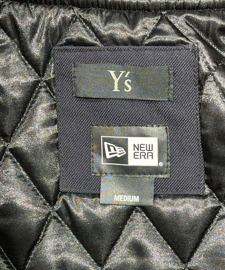 Y's yohji yamamoto X NEW ERA 袖レザー切替えスタジャン（YB-Y01-100）