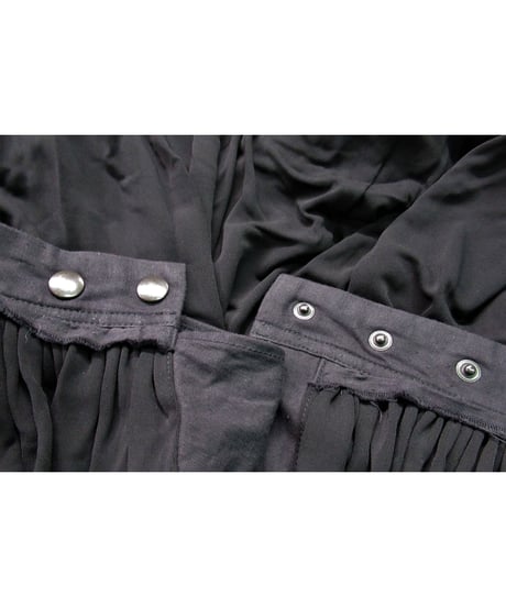 Y’s yohji yamamoto 素材切り替え フレアスカート YN-S40-834