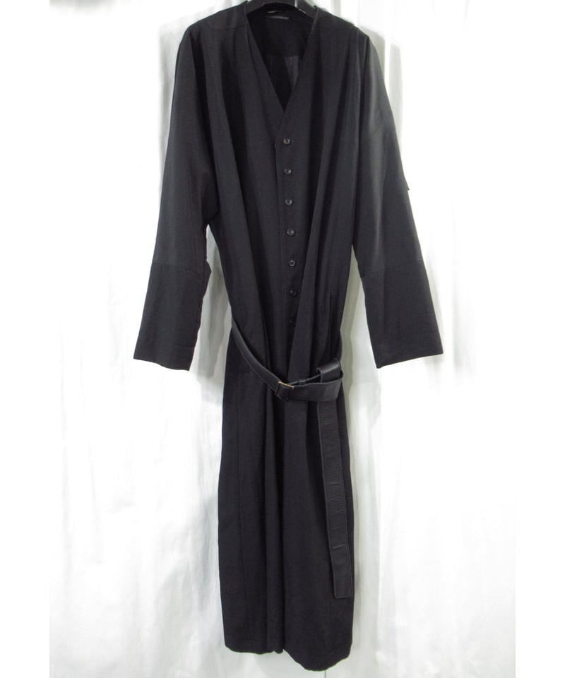 18aw yohji yamamoto pour homme ベルト付き 多釦 ドルマンスリー