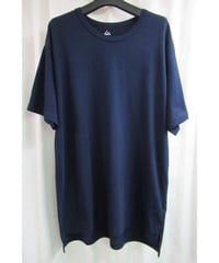 camphor tree 紺 アシメトリーデザインTシャツ