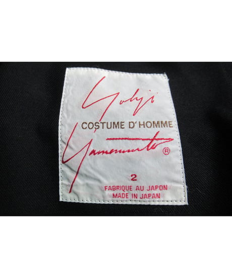 yohji yamamoto COSTUME D'HOMME ステンカラーロングコート（HN-C80-150）