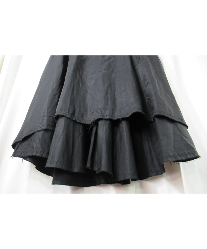 Y's yohji yamamoto レイヤードデザイン フレアスカート （YO-S04-20