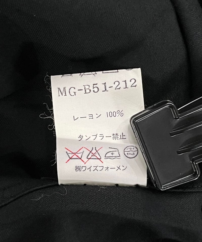 Y,s for men YOHJI YAMAMOTO赤タグ 長袖シャツ ブラウン 未使用 赤タグ Y's for men yohji yamamoto 長袖デザインシャツ