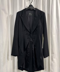 2020AW Y's yohji yamamoto ギャバジン・テイルコート・ジャケット（YR-J09-100）