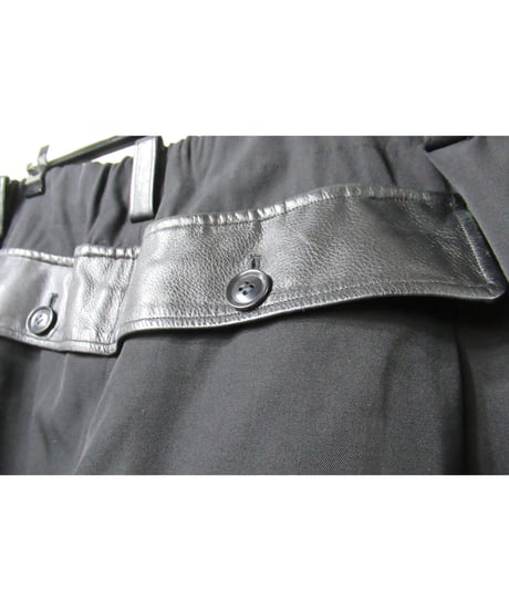 96aw yohji yamamoto pour homme vintage バックポケットデザイン テーパードパンツ（HG-P38-806）