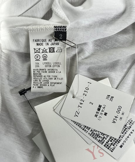 未使用 Y's yohji yamamoto 半袖ロングワンピース（YZ-T42-230）