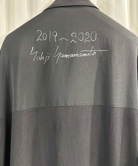 美品 2020SS yohji yamamoto pour homme シグネチャーペイントロングブラウス （HN-B22-500-1）