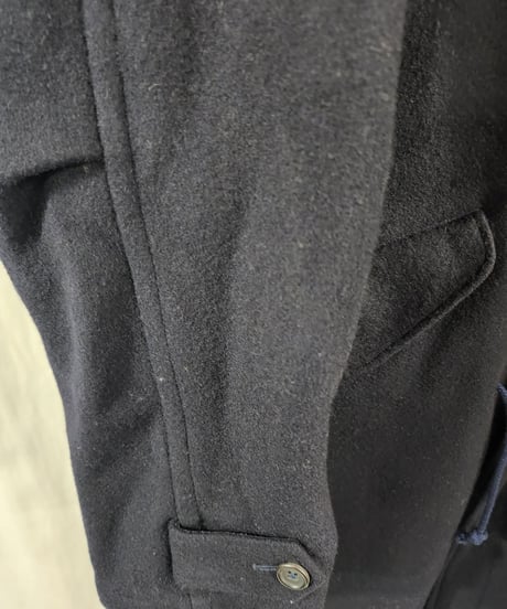 1980's yohji yamamoto pour homme 丸文字 紺 モッズコート (yy-01)