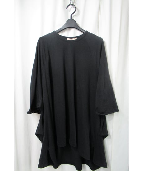 Lazy yohji Yohji Yamamoto +noir バックブリントデザイン ラグランスリーブカットソー（NK-T03-075）