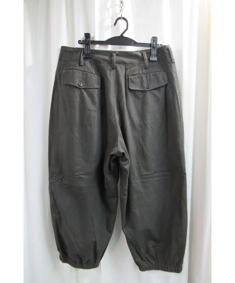 18ss yohji yamamoto pour homme バイカラー バルーンパンツ（HW-P09-801）
