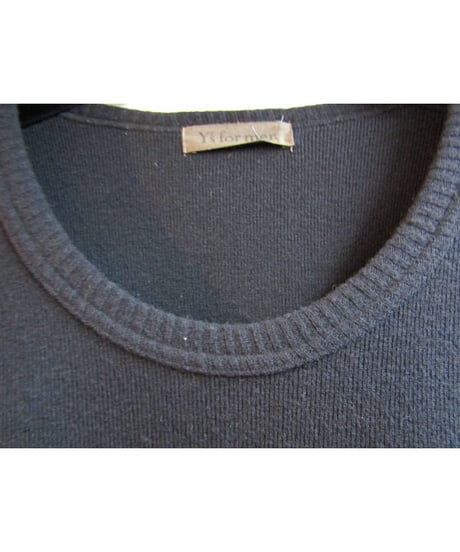 Y's for men yohji yamamoto 黒 シンプルニット MW-T03-163
