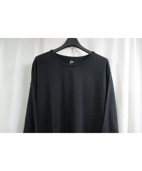camphor tree 黒  裾レイヤードデザインカットソー M size