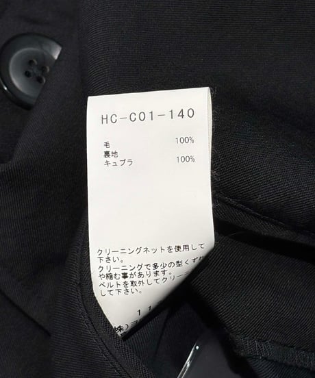 2019AW REGULATION MEN yohji yamamoto フーテッドコート（HC-C01-140）