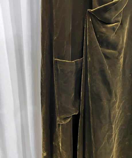 2000AW yohji yamamoto +NOIR ベロアノースリーブワンピース（NT-D15-203）
