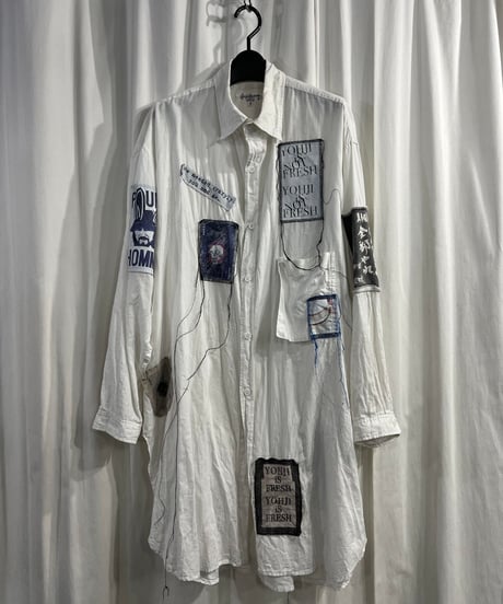 Yohji Yamamoto POUR HOMME バンドカラーシャツ 16ss 16ss yohji yamamoto pour homme REPLICA 1991-199