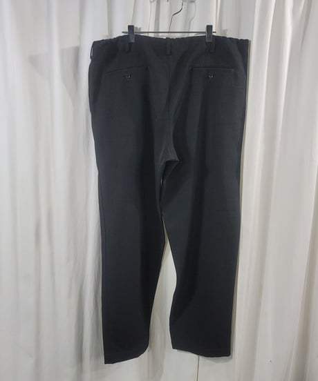 Y's for men yohji yamamoto pour homme ウエストひもワイドパンツ　黒 （MM-P23-993）