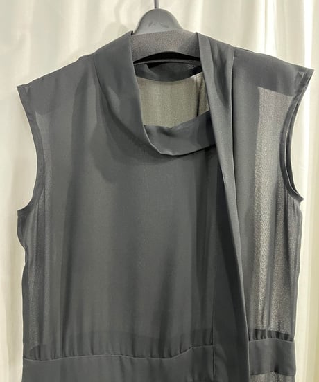 1995AW yohji yamamot +NOIR ノースリーブデザインワンピース（NE-D11-903）
