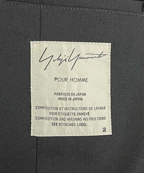 2016SS yohji yamamoto pour homme スカルプリントジャケット（HO-J13-101）