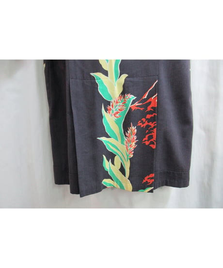 レア 97ss yohji yamamoto pour homme vintage 火山プリントデザインドレスシャツ HU-D14-262