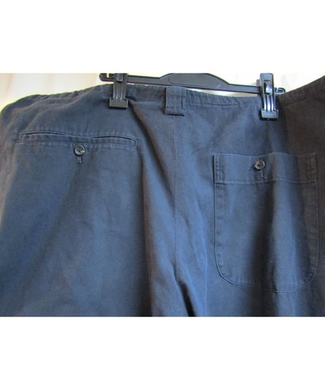 97ss yohji yamamoto POUR HOMME vintage 紺シンプル紐パンツ HU-P72-085