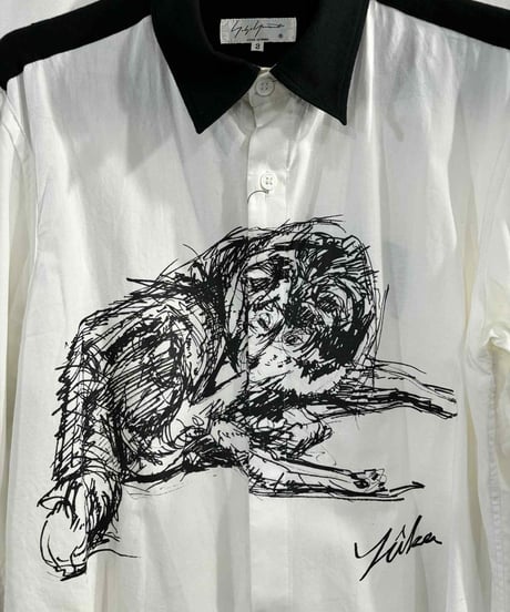 2019AW yohji yamamoto pour homme コットン長袖シャツ（HC-B46-819）