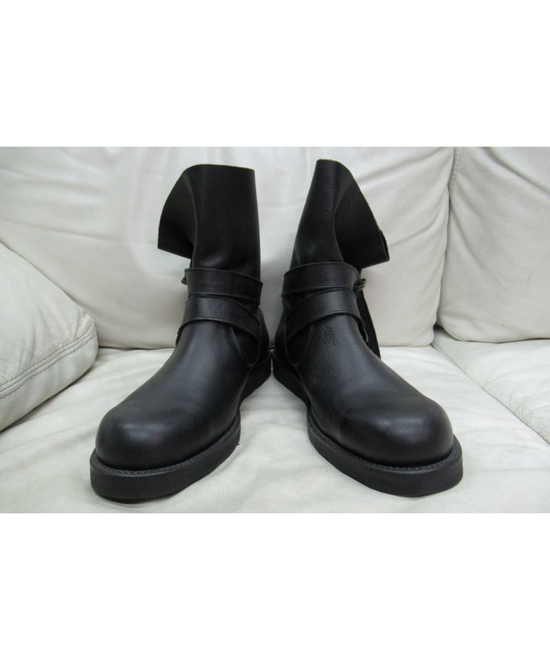 16aw yohji yamamoto pour homme ベルトデザインブーツ | LA 