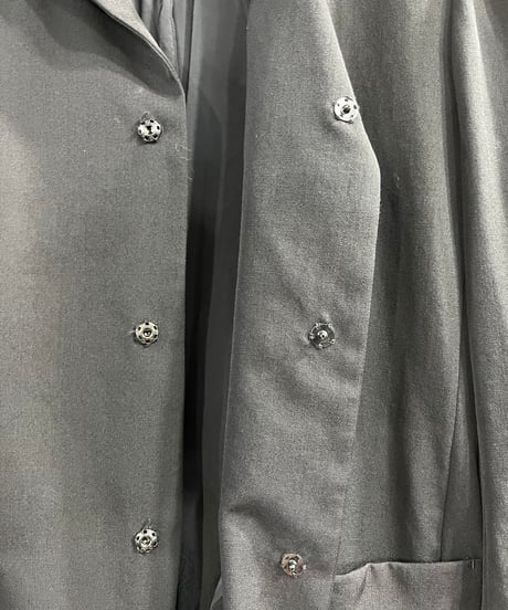 2012AW yohji yamamoto +NOIR スナップ釦 デザインジャケット（ND-J03-100）