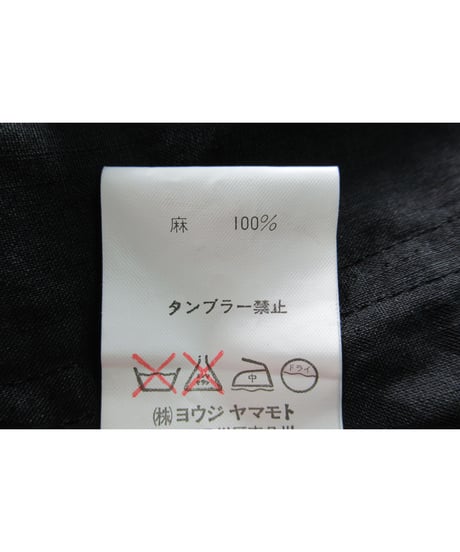 Y’s for men yohji yamamoto 麻 ミリタリーデザインブラウス（MH-B12-300）