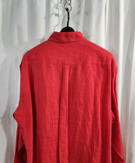 Y's for men yohji yamamoto 赤 麻 ロングブラウス MK-B23-300