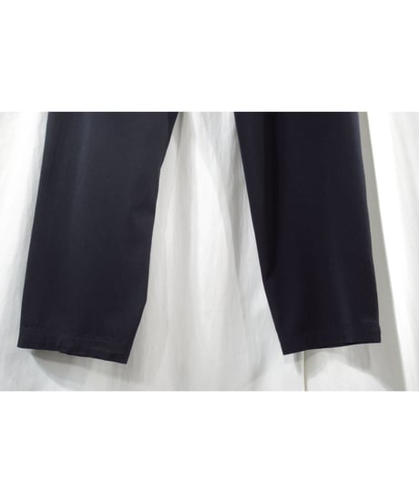 93ss yohji yamamoto pour homme vintage 刺繡デザイン 紺 テーパードパンツ（HO-P15-100）