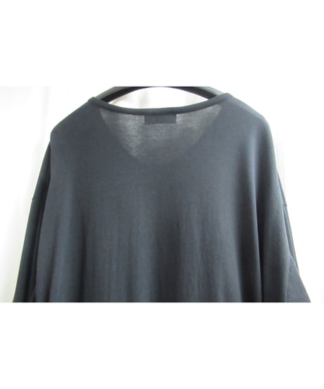 18aw yohji yamamoto POUR HOMME プリントデザイン 長袖ロングカットソー （HV-T10-072）