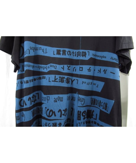 18ss yohji yamamoto pour homme デザインプリントカットソー（HW-T28-273）