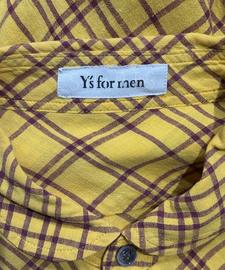 Y's for men yohji yamamoto デザインシャツ（M-B-182xxx）
