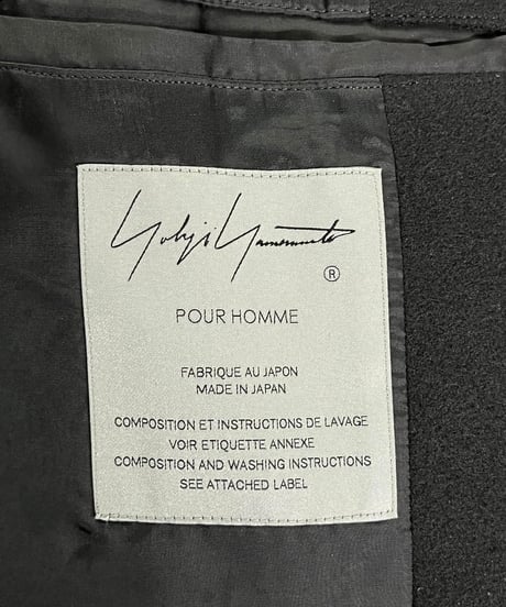 SAMPLE 2023AW yohji yamamoto pour homme 5釦 コート（HJ-C04-102）
