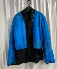 1992SS yohji yamamoto pour homme リバーシブルシルク刺繡ブルゾン（HO-Y14-836）