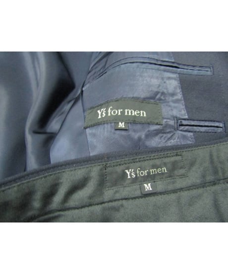 Y's for men yohji yamamoto vintage 紺 ステッチデザインセットアップ ME-X02-104