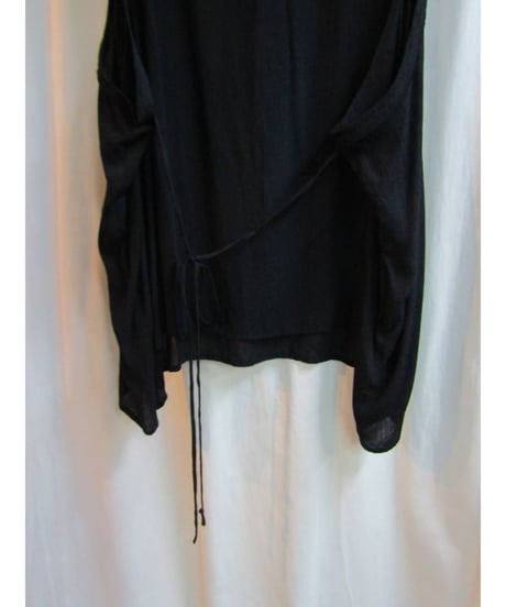 yohji yamamoto +noir ノースリーブ変形ブラウス NO-B16-205