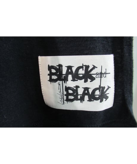 BLACK and BLACK yohji yamamoto +noir 【B】ワッペンデザインカットソー ND-T78-072