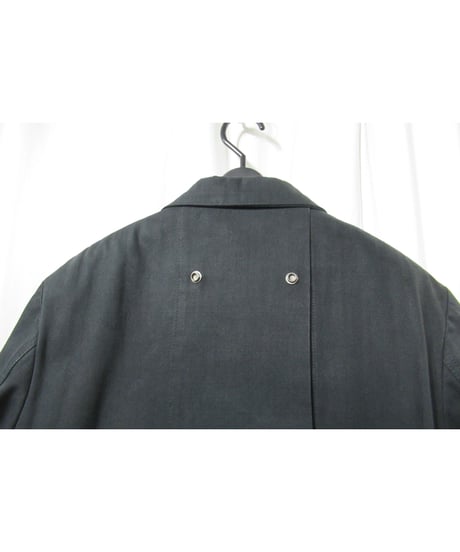 04aw yohji yamamoto pour homme スナップ釦 アシメリーデザイン コットンジャケット（HJ-J06-014）