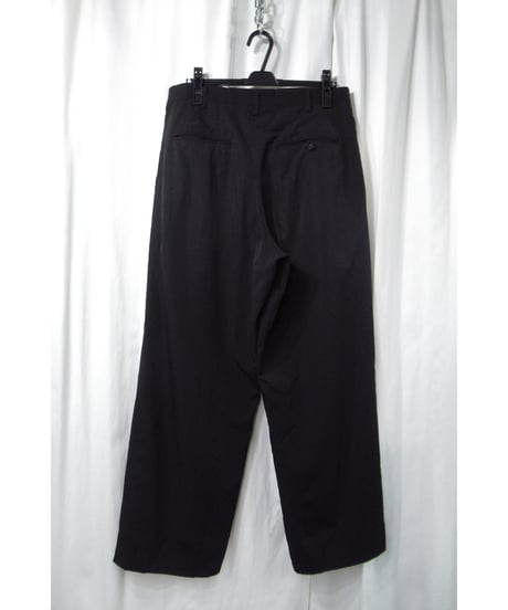 98ss yohji yamamoto pour homme vintage ２タック シンプルワイドパンツ（HJ-P17-128）