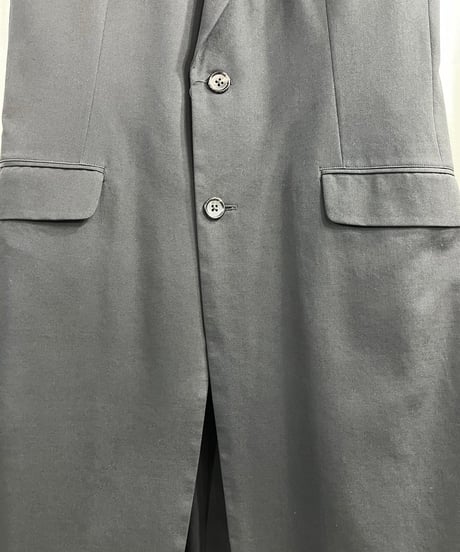 2023SS yohji yamamoto pour homme ロングベスト（HZ-J10-100）