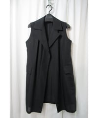 03ss yohji yamamoto femme ノースリーブ ボタンレスデザインジャケット（FQ-J35-118）