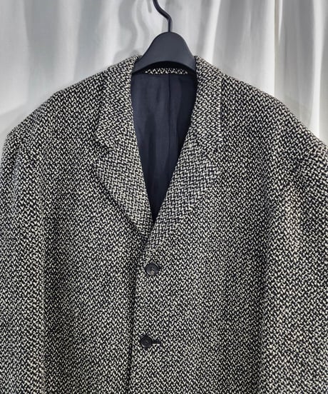 1990aw yohji yamamoto pour homme ツイード5釦 ジャケット (yj-004)